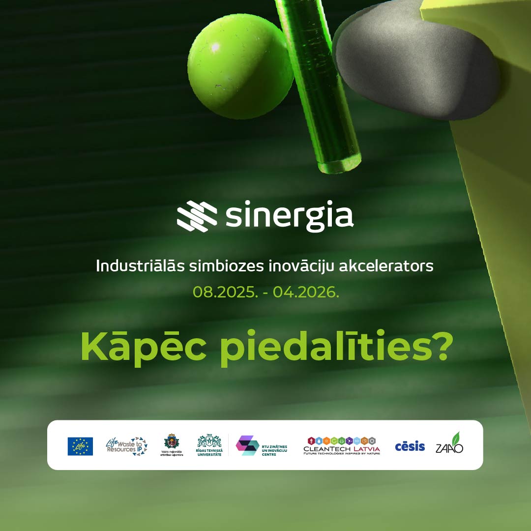 RTU aicina pievienoties industriālās simbiozes inovāciju programmai SINERGIA