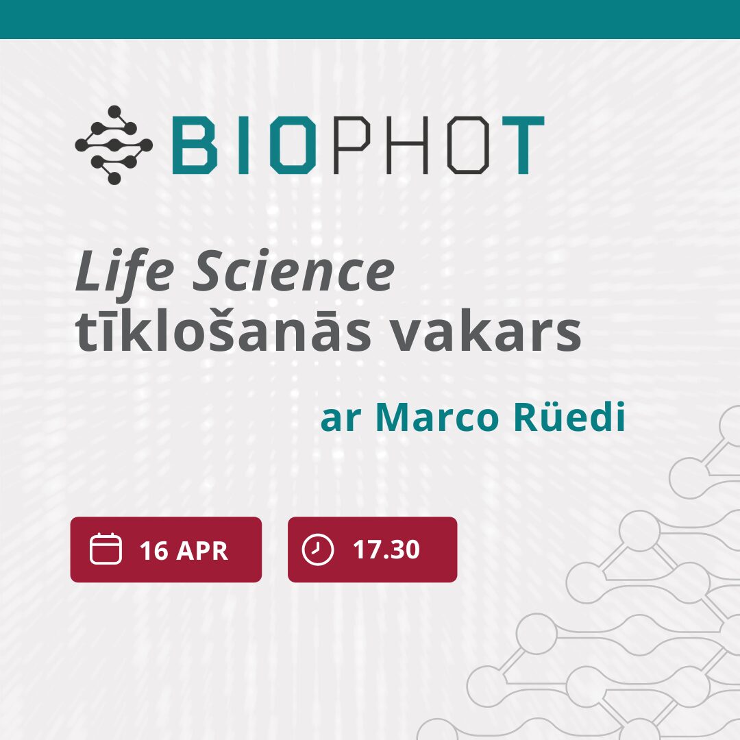 Life Science tīklošanās vakars ar Marco Rüedi